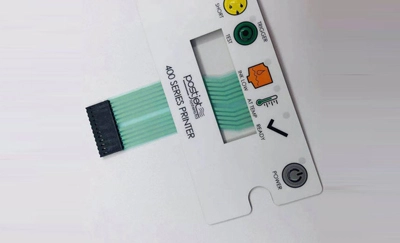 Waar zijn de LEDs-membraanschakelaars van gemaakt?