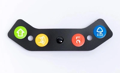Veelzijdigheid van membraantoetsenbord met 4 knoppen